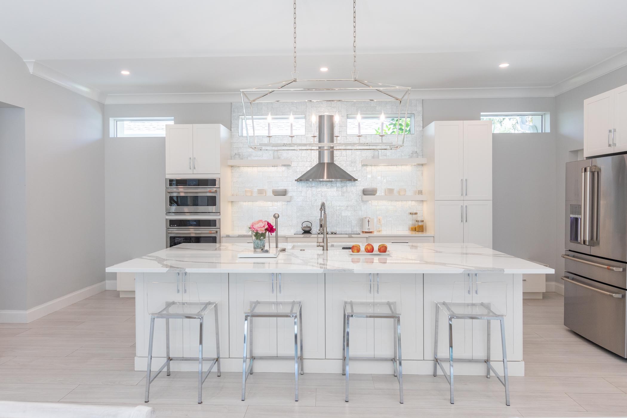 Custom kitchen island